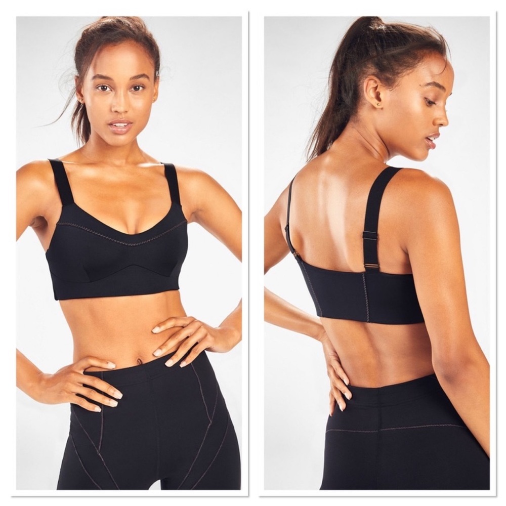 Fabletics NWT joy sports bra black